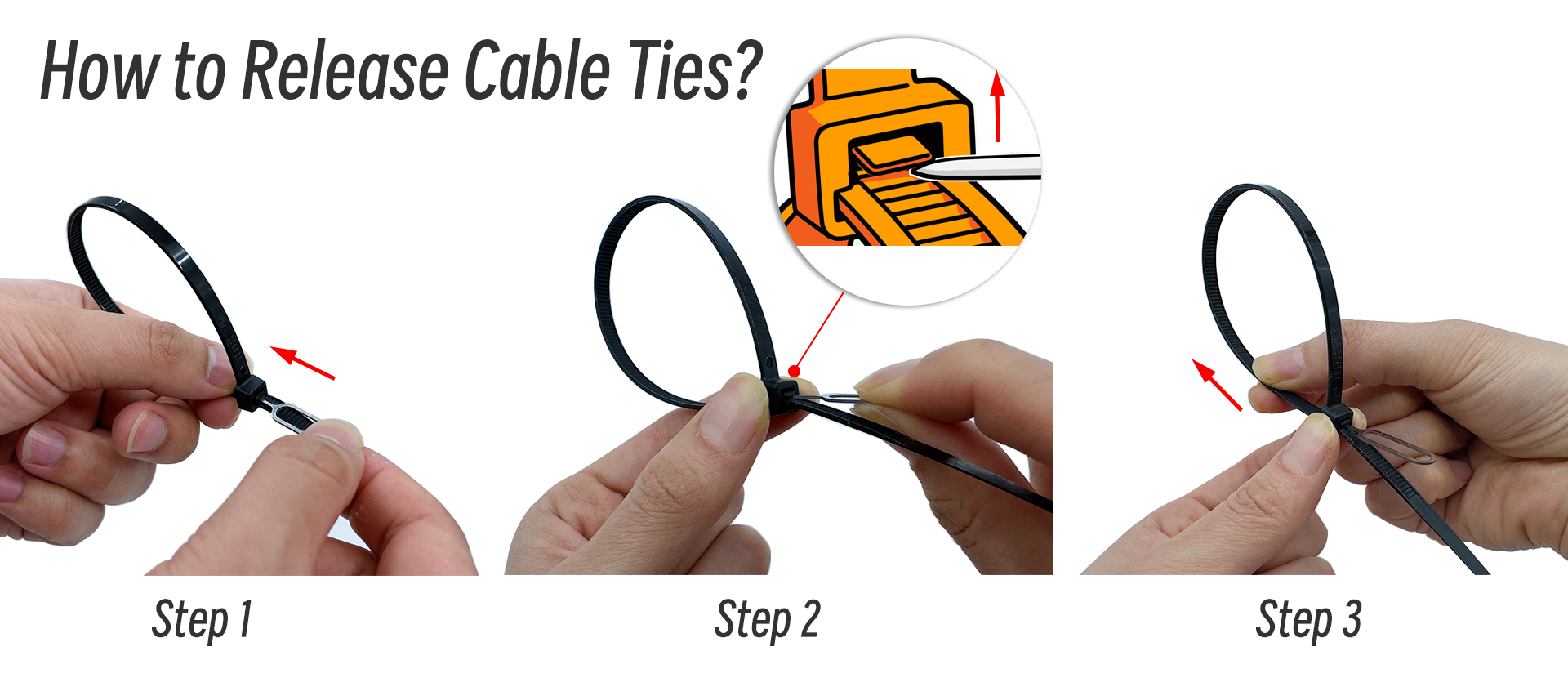 how to use nylon cable ties