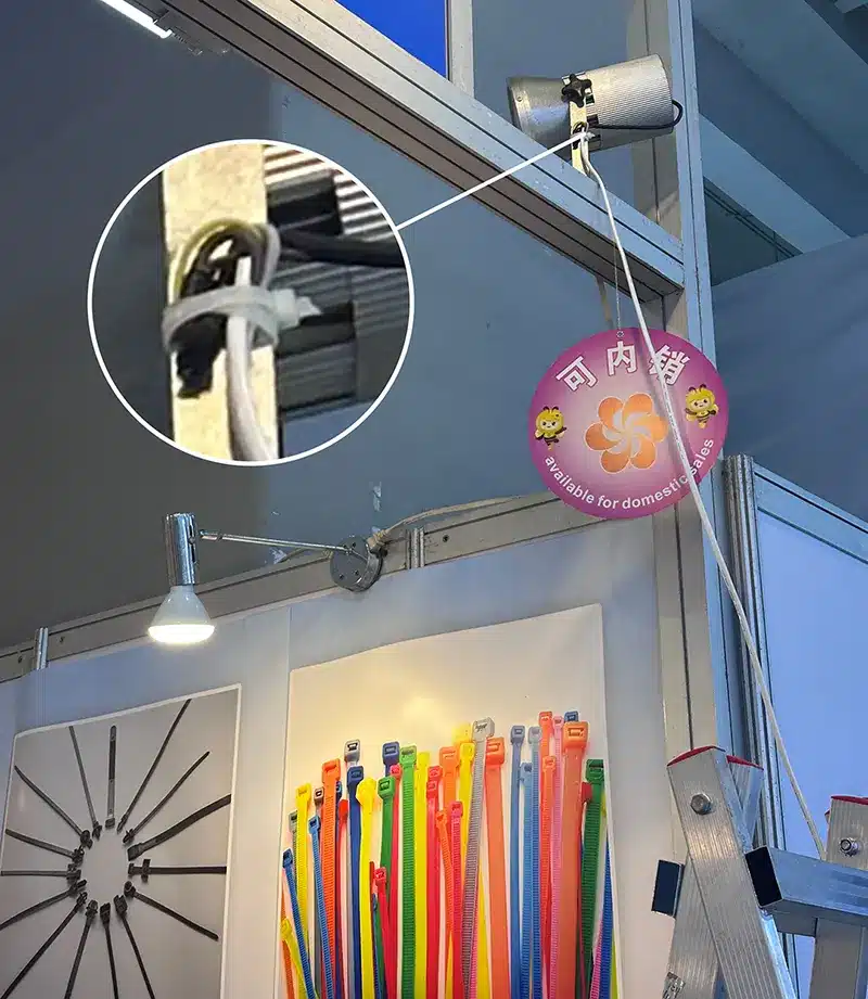 Uses of Cable Ties at the Canton Fair-1-1