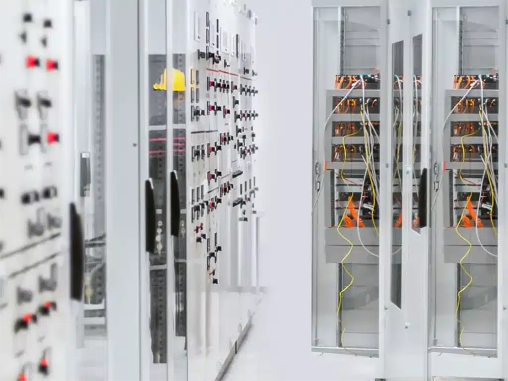 Cable Ties in Distribution Cabinet