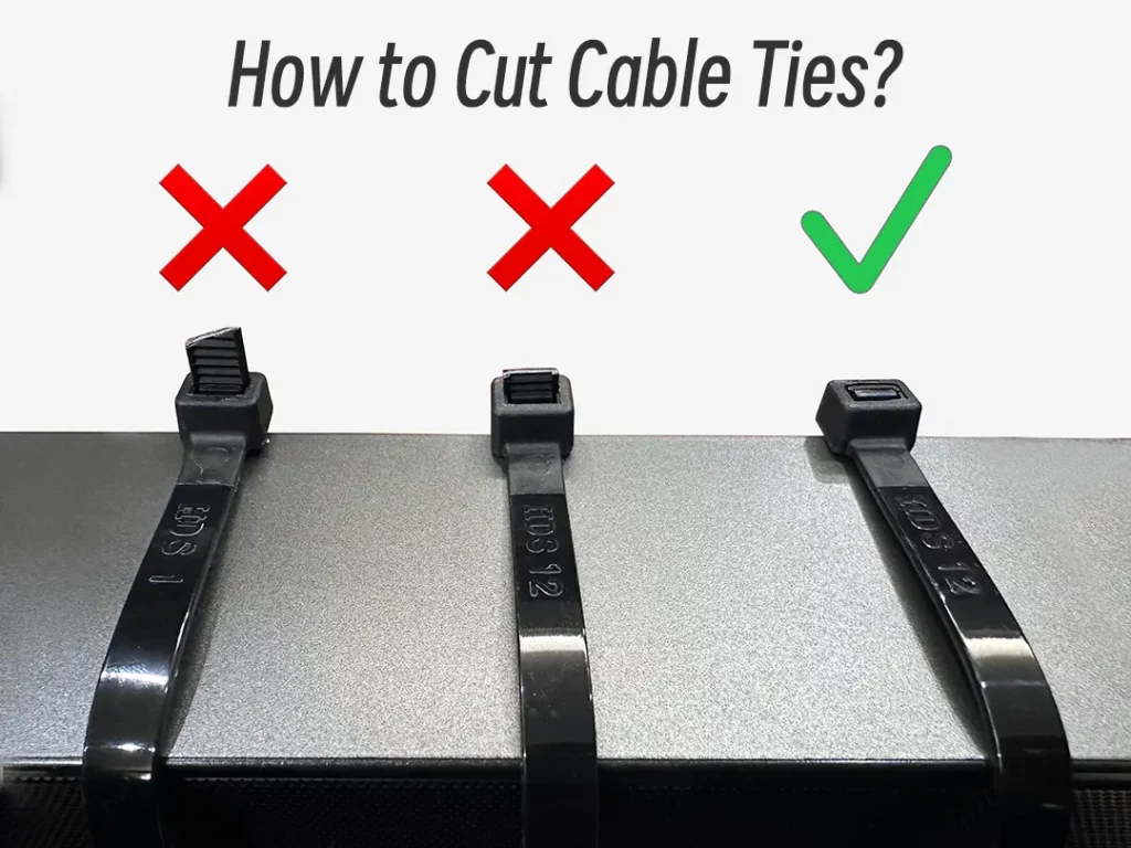 How to Cut Cable Ties