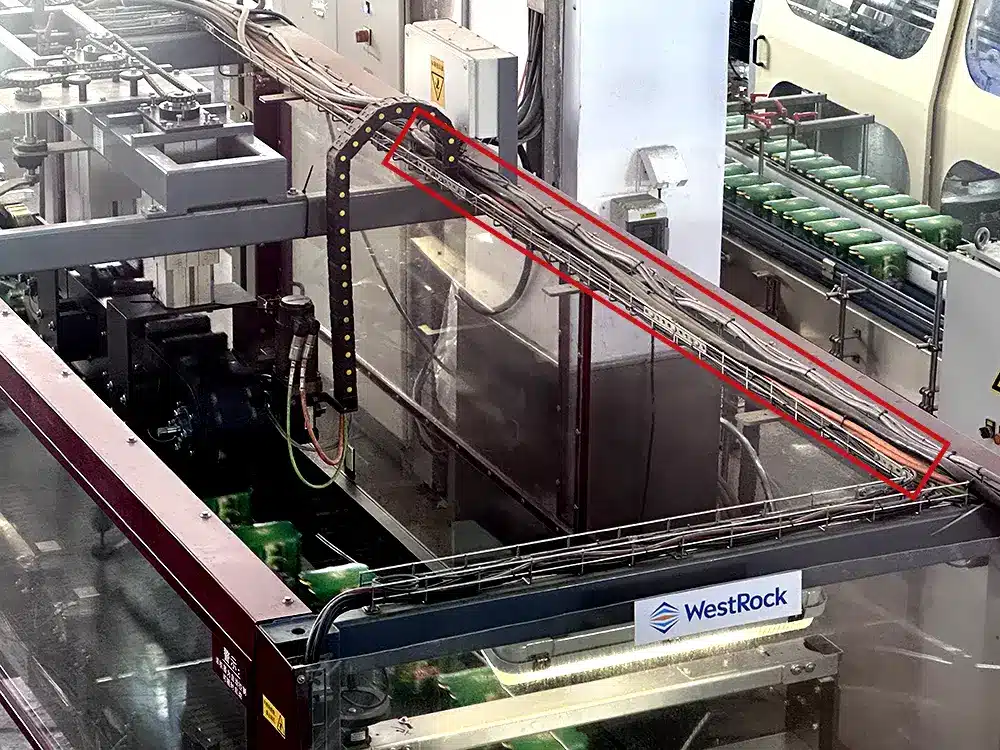 Use of Cable Ties in Tsingtao Beer Production Line
