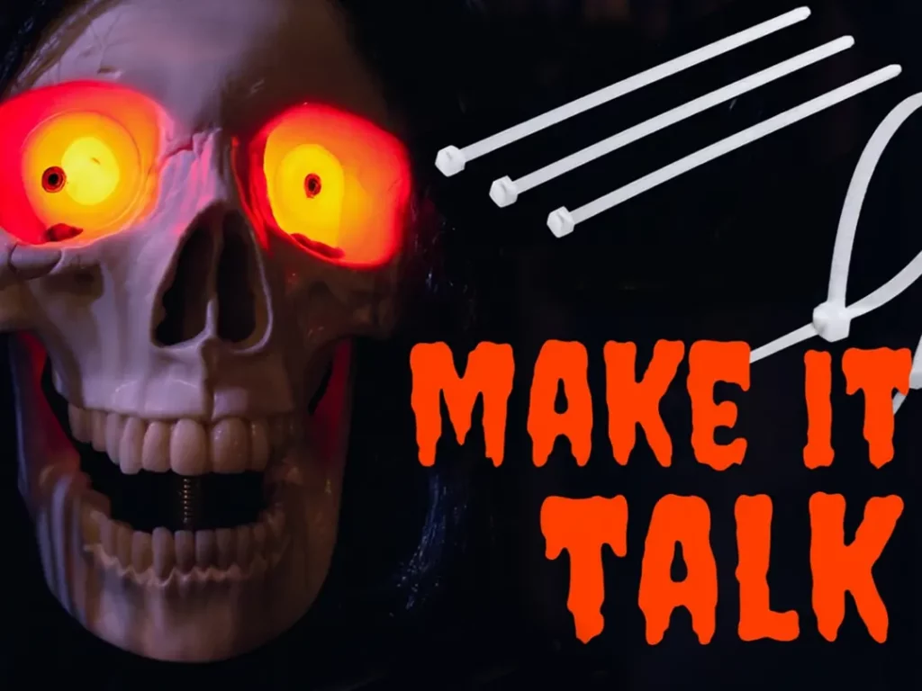 Creative Use of Cable Ties in Halloween Projects