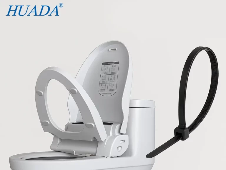 The Hidden Cable Ties Inside a Smart Toilet Seat
